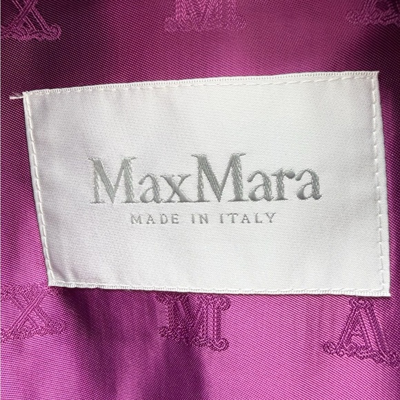 🚩steal authentic MaxMara Purple Textured Fabric - Picture 4 of 9